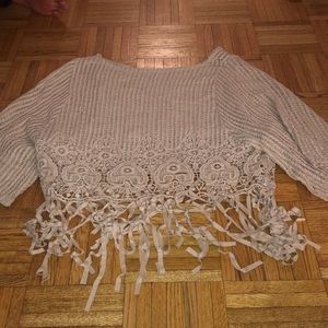 Fringed crop top!